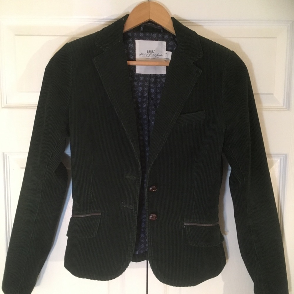 Corduroy Blazer + Elbow Patches
